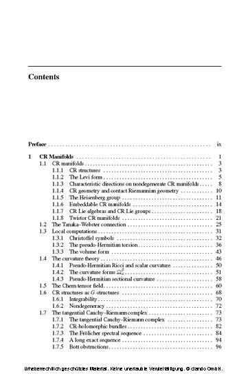 Differential Geometry and Analysis on CR Manifolds