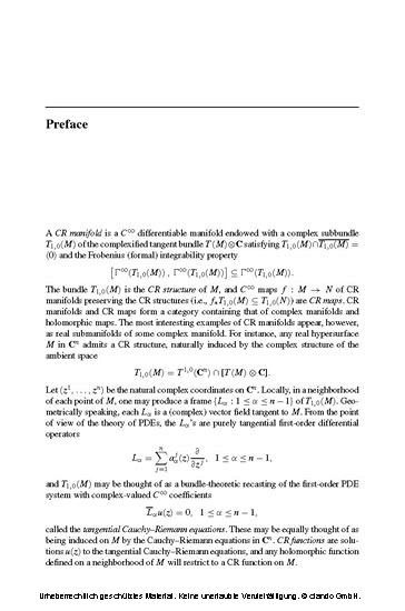 Differential Geometry and Analysis on CR Manifolds