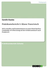 Praktikumsbericht 6. Klasse Französisch