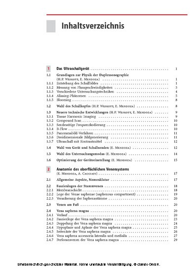 Duplexsonographie der oberflächlichen Beinvenen