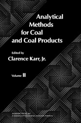 Analytical Methods for Coal and Coal Products