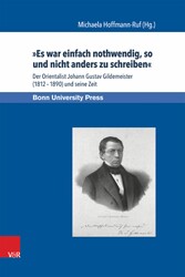 »Es war einfach nothwendig, so und nicht anders zu schreiben«