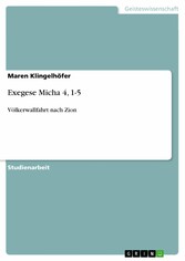 Exegese Micha 4, 1-5