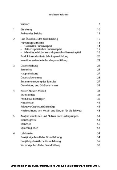 Lehrlingsausbildung - ökonomisch betrachtet