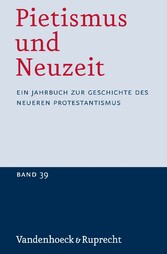 Pietismus und Neuzeit Band 39 - 2013