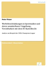 Werbebeschränkungen in Sportstadien und deren unmittelbarer Umgebung - Vereinbarkeit mit dem EU-Kartellrecht