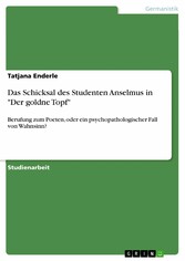 Das Schicksal des Studenten Anselmus in 'Der goldne Topf'