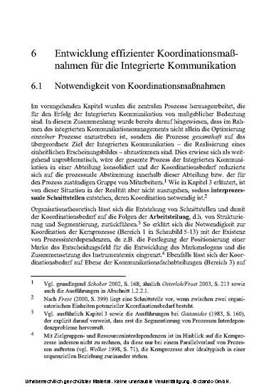 Organisation der Integrierten Kommunikation