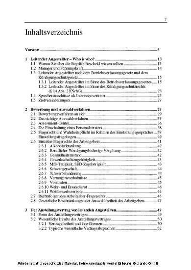Arbeitsrecht - Ein Leitfaden für leitende Angestellte in eigener Sache