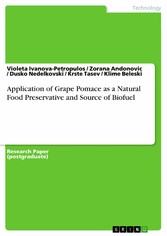 Application of Grape Pomace as a Natural Food Preservative and Source of Biofuel