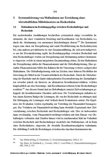 Kriterien zur Ressourcensteuerung an Hochschulen