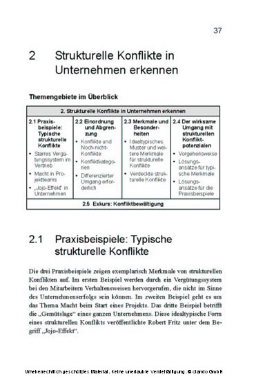 Strukturelle Konflikte in Unternehmen