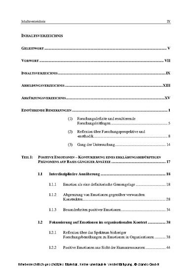 Positive Emotionalität in Organisationen