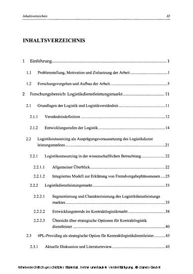 4PL-ProvidingTM  als strategische Option für Kontraktlogistikdienstleister