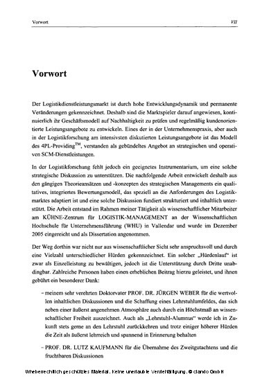 4PL-ProvidingTM  als strategische Option für Kontraktlogistikdienstleister