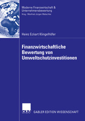 Finanzwirtschaftliche Bewertung von Umweltschutzinvestitionen