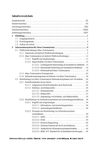 Informationssysteme für Mass Customization