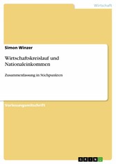 Wirtschaftskreislauf und Nationaleinkommen