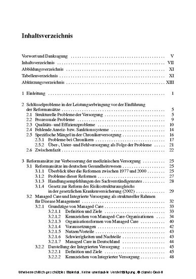 Auswirkungen und Erfolgsfaktoren von Disease Management