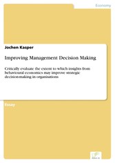 Improving Management Decision Making