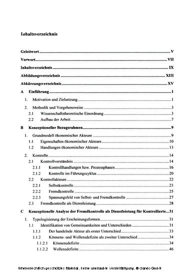 Fremdkontrolle als Dienstleistung für Kontrollierte