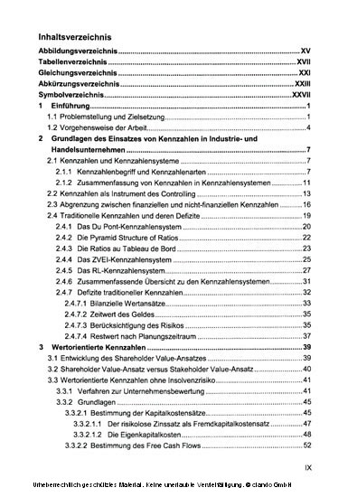 Finanzielle Kennzahlen für Industrie- und Handelsunternehmen