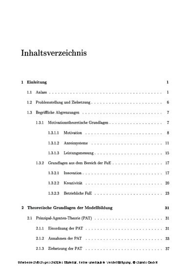 Anreizsysteme für die betriebliche Forschung und Entwicklung