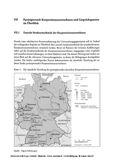 Bilaterale Unternehmenskooperationen im Tourismussektor