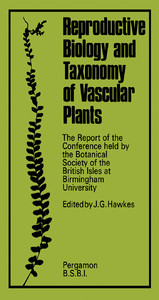 Reproductive Biology and Taxonomy of Vascular Plants