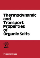 Thermodynamic and Transport Properties of Organic Salts