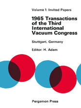 1965 Transactions of the Third International Vacuum Congress