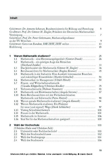 Berufs- und Karriere-Planer 2006: Mathematik - Schlüsselqualifikation für Technik, Wirtschaft und IT