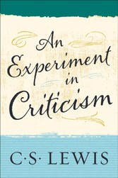 Experiment in Criticism