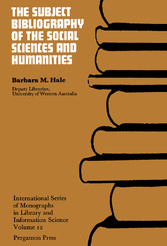 The Subject Bibliography of the Social Sciences and Humanities