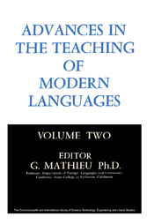 Advances in the Teaching of Modern Languages