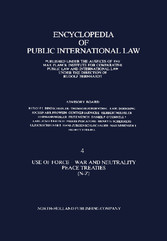 Use of Force · War and Neutrality Peace Treaties (N-Z)