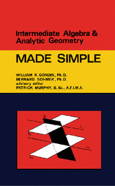 Intermediate Algebra & Analytic Geometry