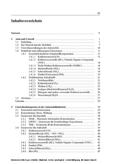 Umweltschutz in der Automobilindustrie