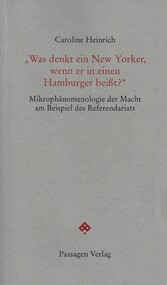 'Was denkt ein New Yorker, wenn er in einen Hamburger beißt?'