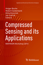 Compressed Sensing and its Applications