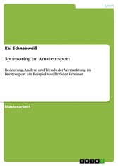 Sponsoring im Amateursport