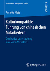 Kulturkompatible Führung von chinesischen Mitarbeitern