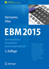 EBM 2015 - Kommentierter Einheitlicher Bewertungsmaßstab