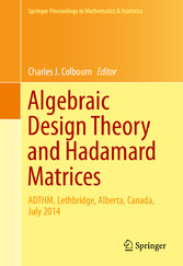 Algebraic Design Theory and Hadamard Matrices