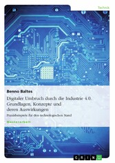 Digitaler Umbruch durch die Industrie 4.0. Grundlagen, Konzepte und deren Auswirkungen