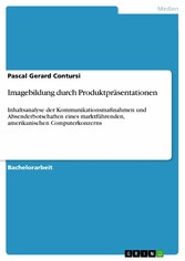 Imagebildung durch Produktpräsentationen