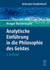 Analytische Einführung in die Philosophie des Geistes