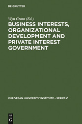 Business Interests, Organizational Development and Private Interest Government