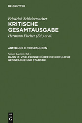 Vorlesungen über die kirchliche Geographie und Statistik