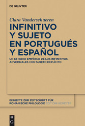 Infinitivo y sujeto en portugués y español